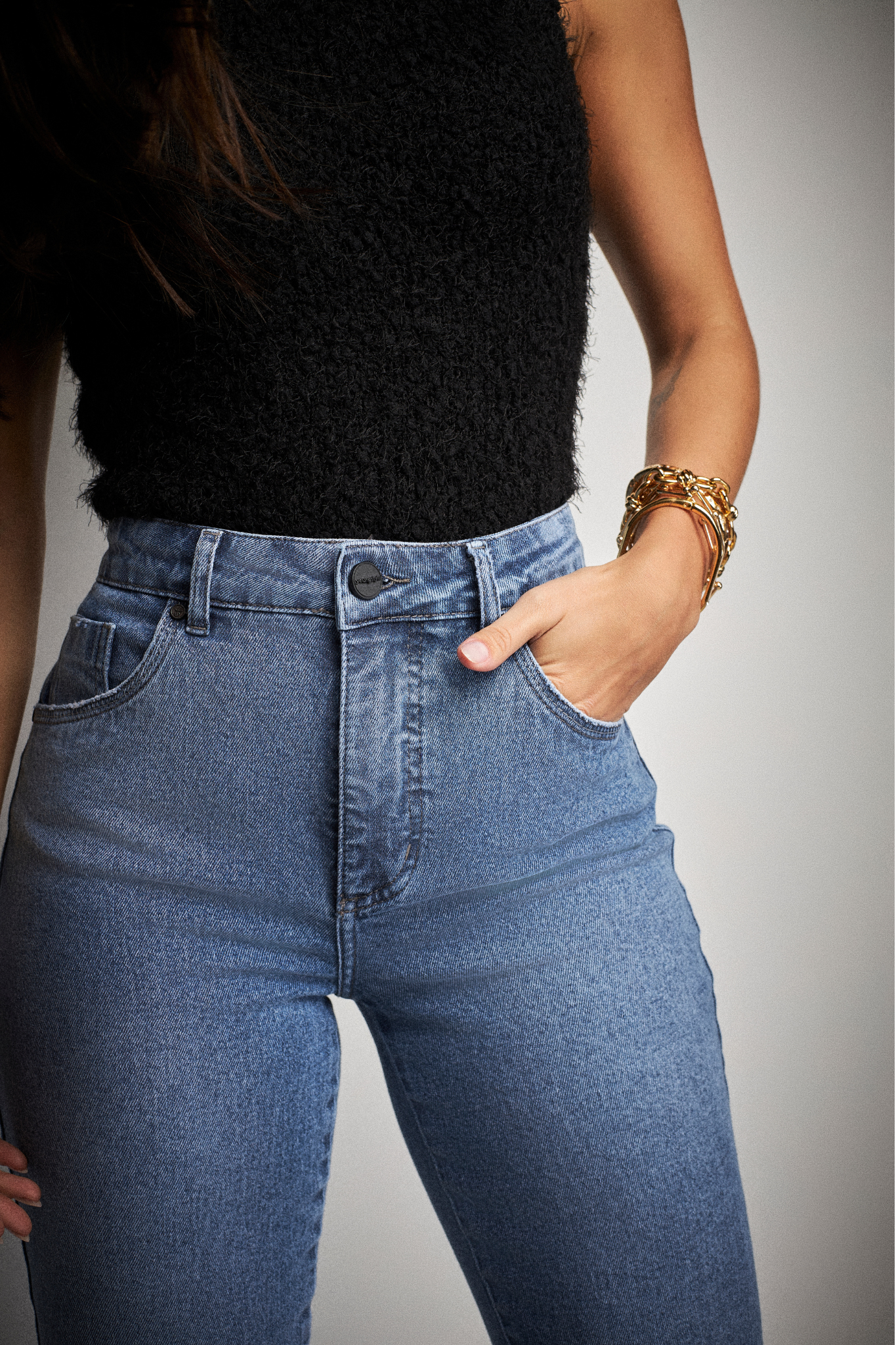CALÇA FEMININA RETA NEW PUSH UP CHAPA BARRIGA PREMIUM