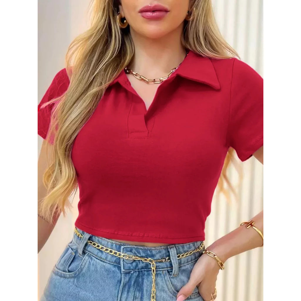 Blusa com Manga Curta