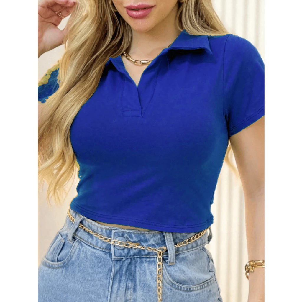 Blusa com Manga Curta
