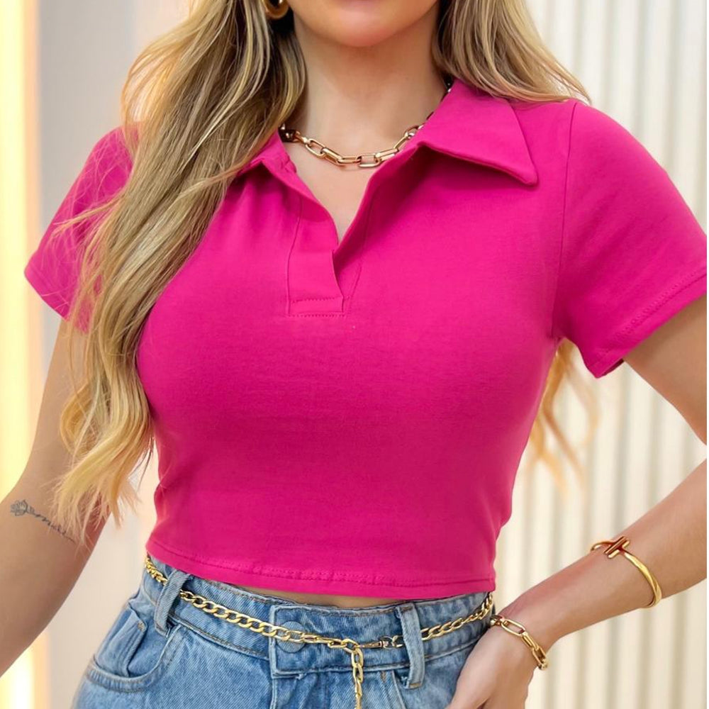 Blusa com Manga Curta