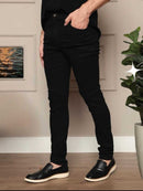 Calça Denim Masculina Com Elastano Skinny Premium