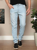 Calça Denim Masculina Com Elastano Skinny Premium