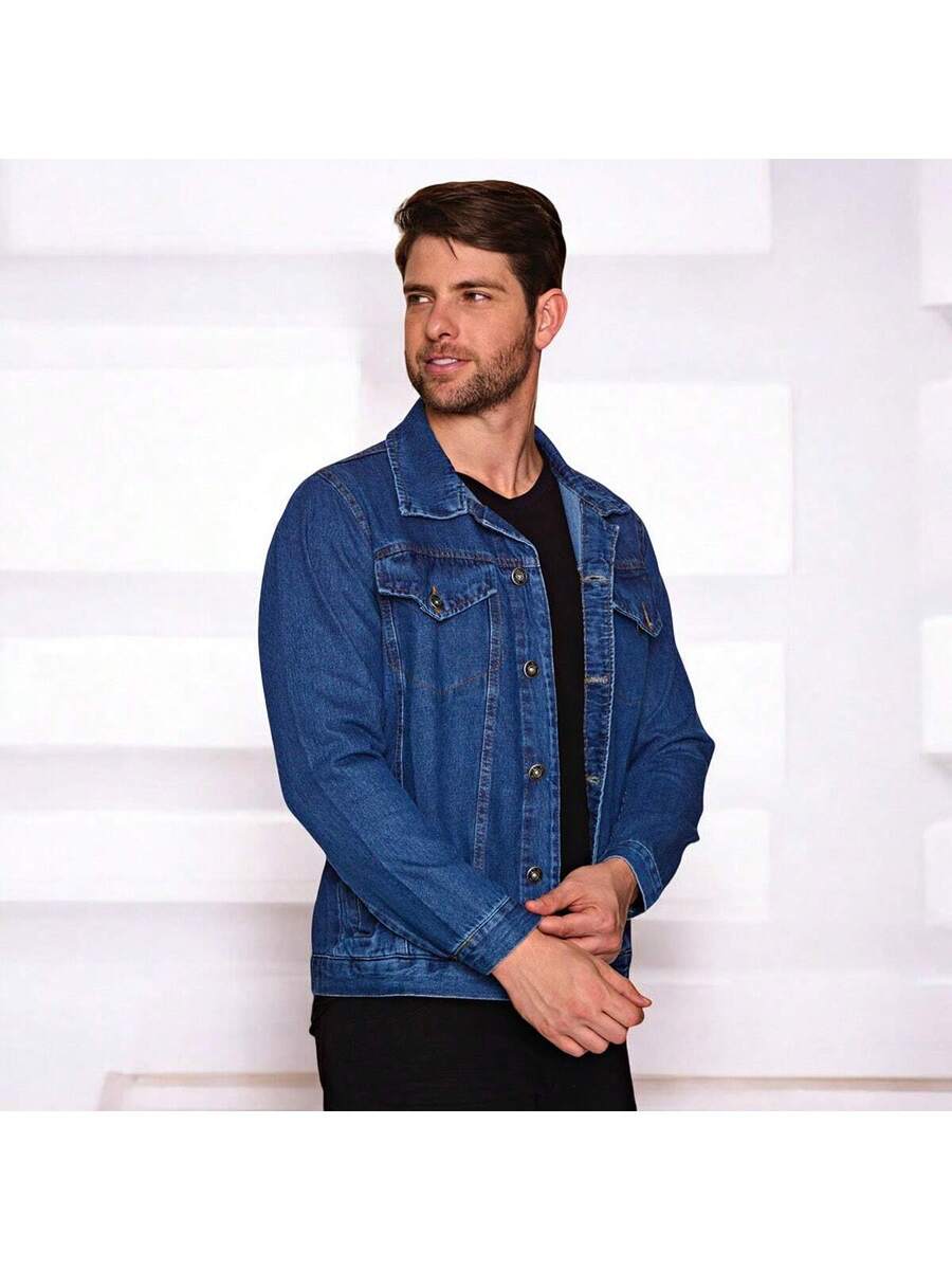 Jaqueta Jeans Masculina Premium