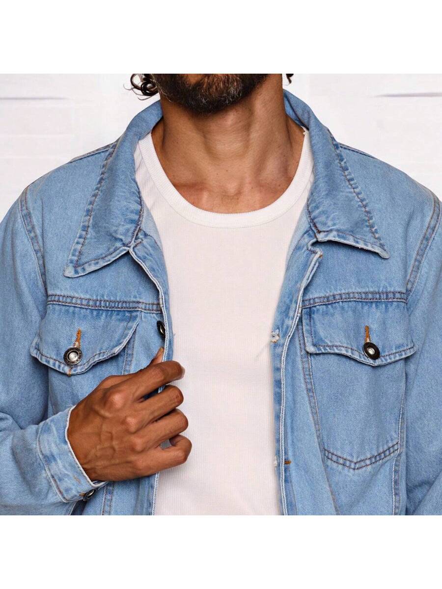 Jaqueta Jeans Masculina Premium