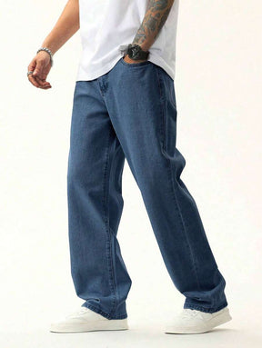 Calça Jeans Denim Baggy Larga Premium