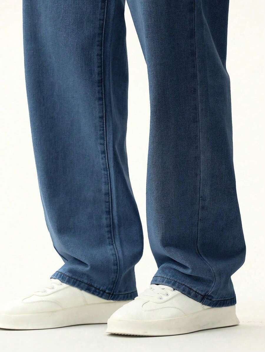 Calça Jeans Denim Baggy Larga Premium