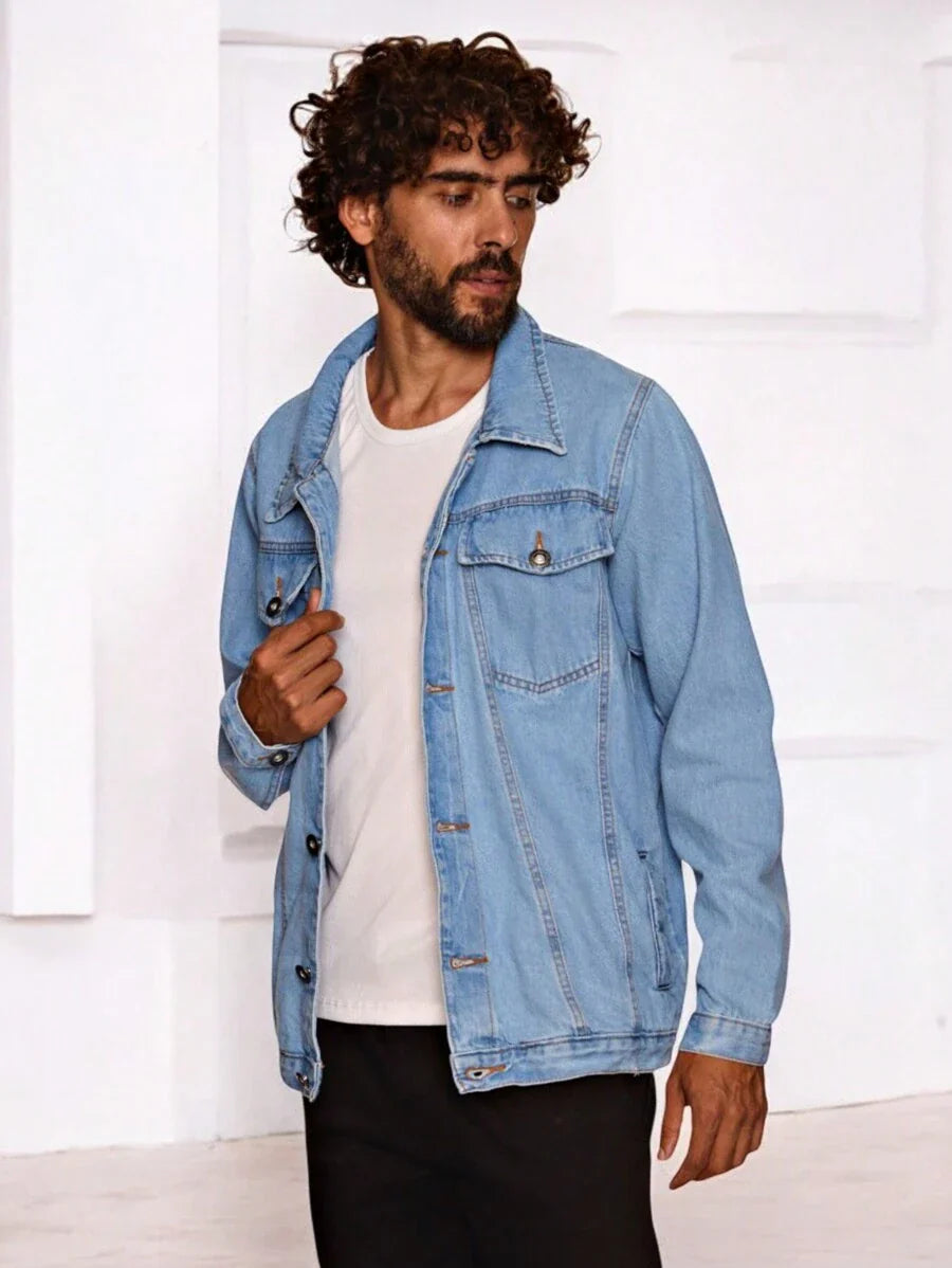 Jaqueta Jeans Masculina Premium