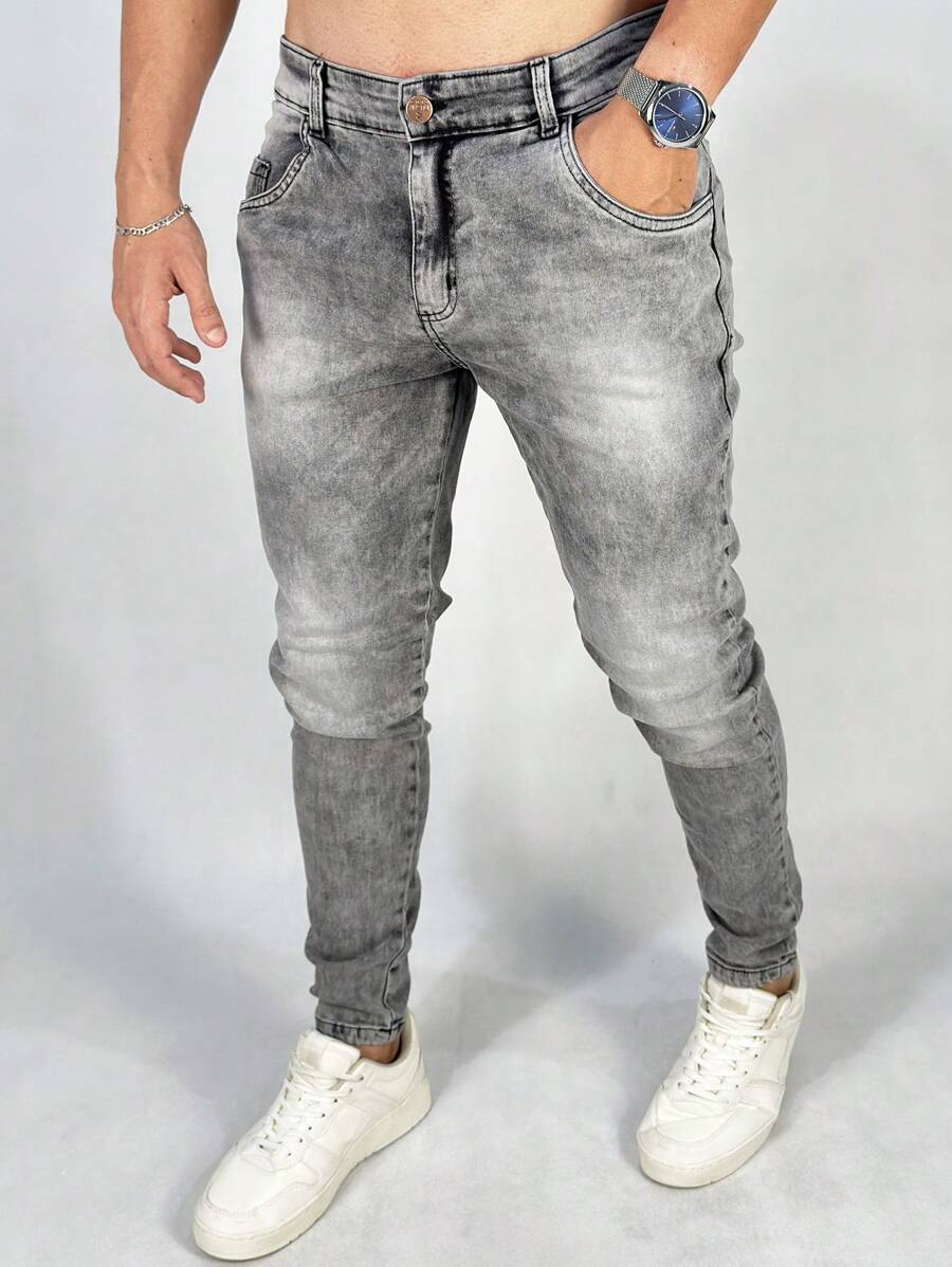 Calça Masculina Marmorizada Skinny Premium