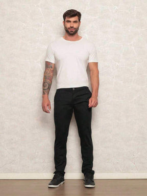 Calça Jeans Básica Masculina Elastano Premium