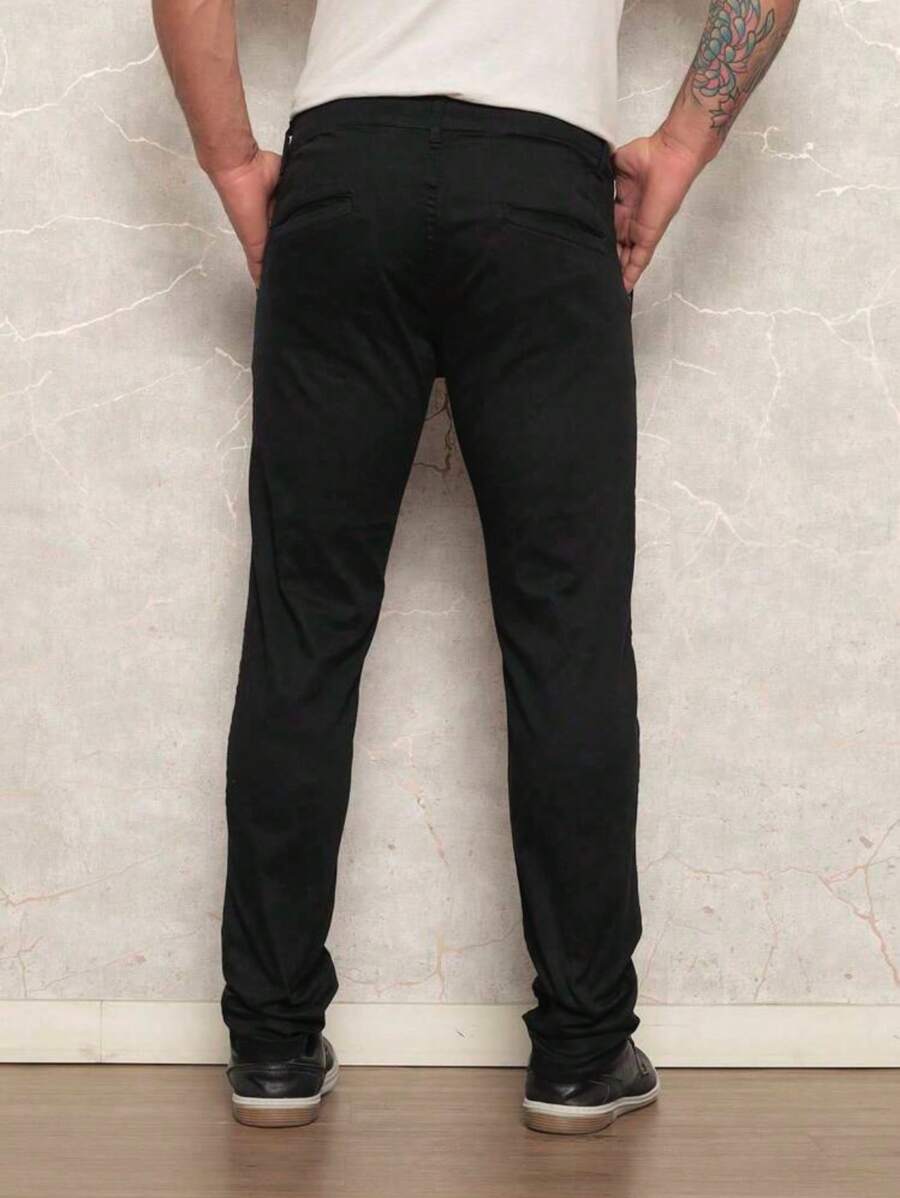 Calça Jeans Básica Masculina Elastano Premium