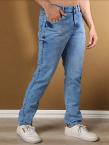 Calça Jeans Básica Masculina Elastano Premium