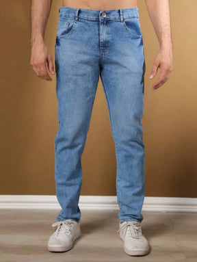 Calça Jeans Básica Masculina Elastano Premium