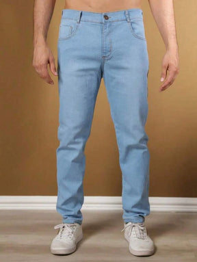 Calça Jeans Básica Masculina Elastano Premium