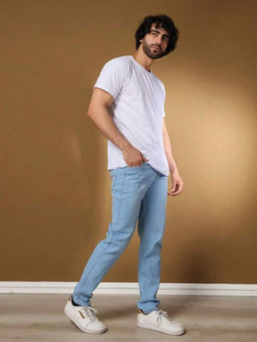 Calça Jeans Básica Masculina Elastano Premium