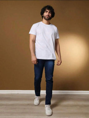 Calça Jeans Básica Masculina Elastano Premium