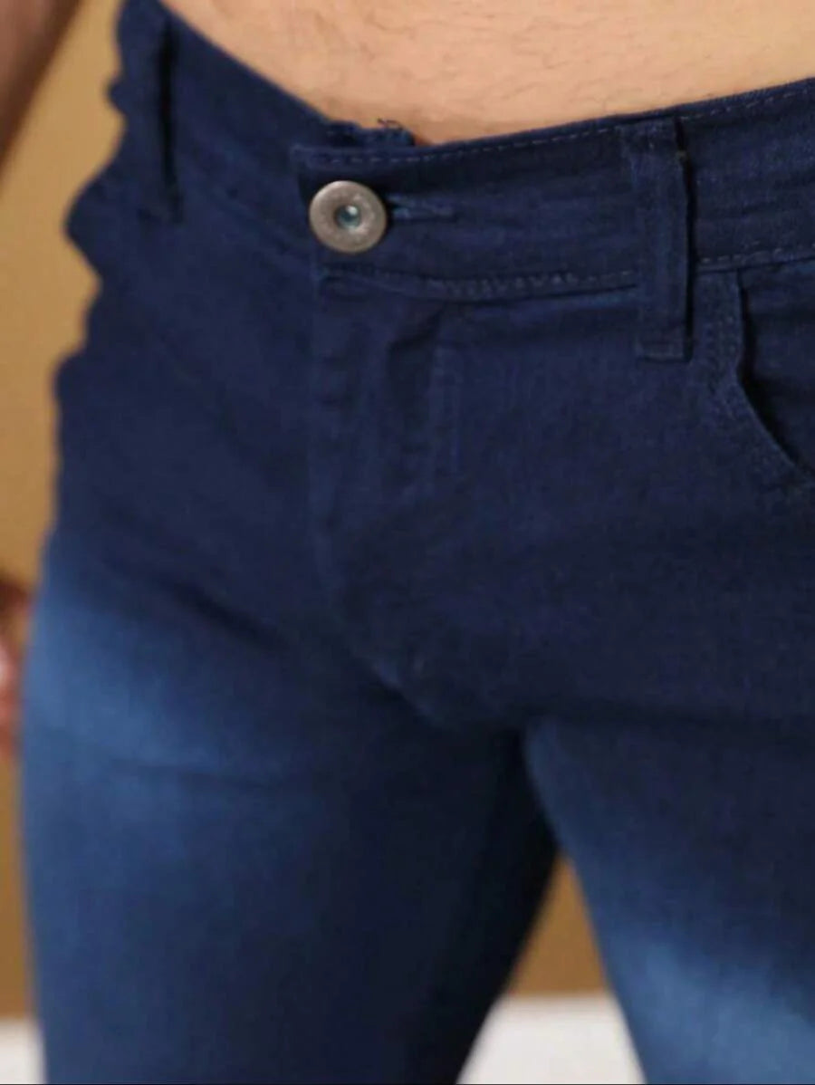 Calça Jeans Básica Masculina Elastano Premium