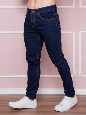 Calça Jeans Básica Masculina Elastano Premium