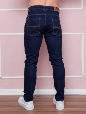 Calça Jeans Básica Masculina Elastano Premium