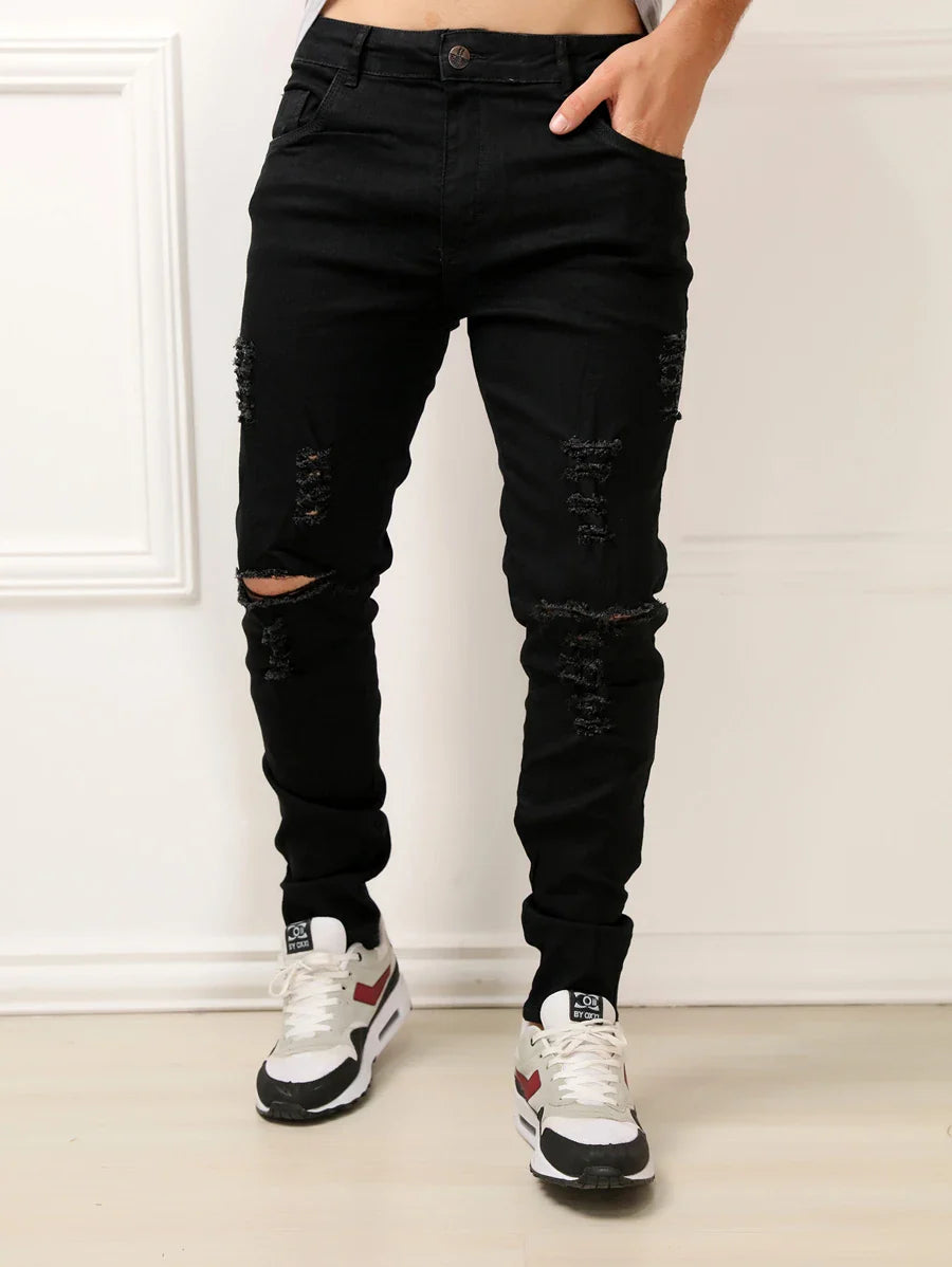 Calça Denim Skinny Elastano Premium
