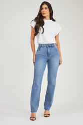 CALÇA FEMININA RETA NEW PUSH UP CHAPA BARRIGA PREMIUM