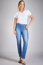 Calça Jeans Feminina Reta Premium