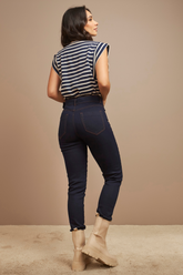 Calça Jeans Feminina Dark Blue Premium
