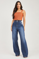 CALÇA JEANS WIDE LEG INTENSITY PUÍDOS PREMIUM