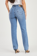 CALÇA FEMININA RETA NEW PUSH UP CHAPA BARRIGA PREMIUM