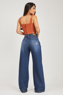 CALÇA JEANS WIDE LEG INTENSITY PUÍDOS PREMIUM