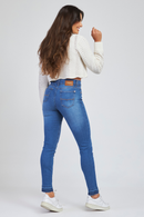 Calça Jeans Feminina Cigarrete Barriga Chapada Premium