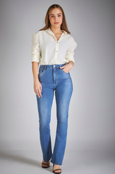Calça Jeans Feminina Boot Cut Premium