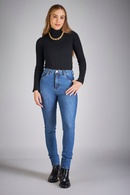 Calça Jeans Feminina Barriga Chapada Premium