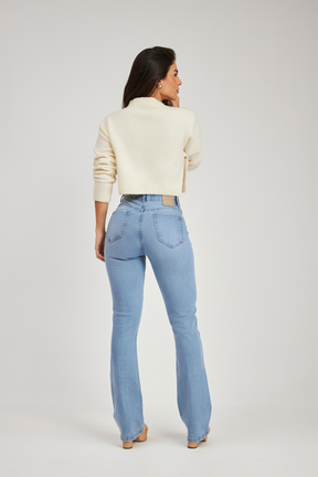 Calça Jeans Feminina Boot Cut Premium