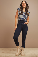 Calça Jeans Feminina Dark Blue Premium