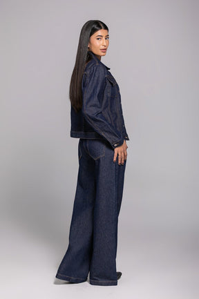 Jaqueta Jeans Feminina Básica Premium