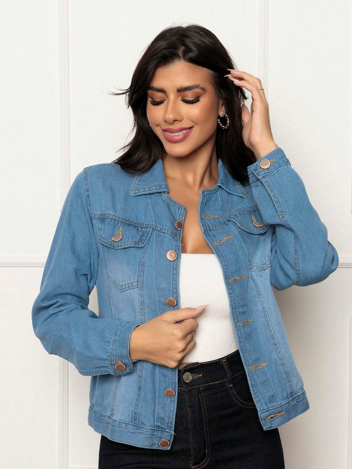 Jaqueta Jeans Feminina Premium
