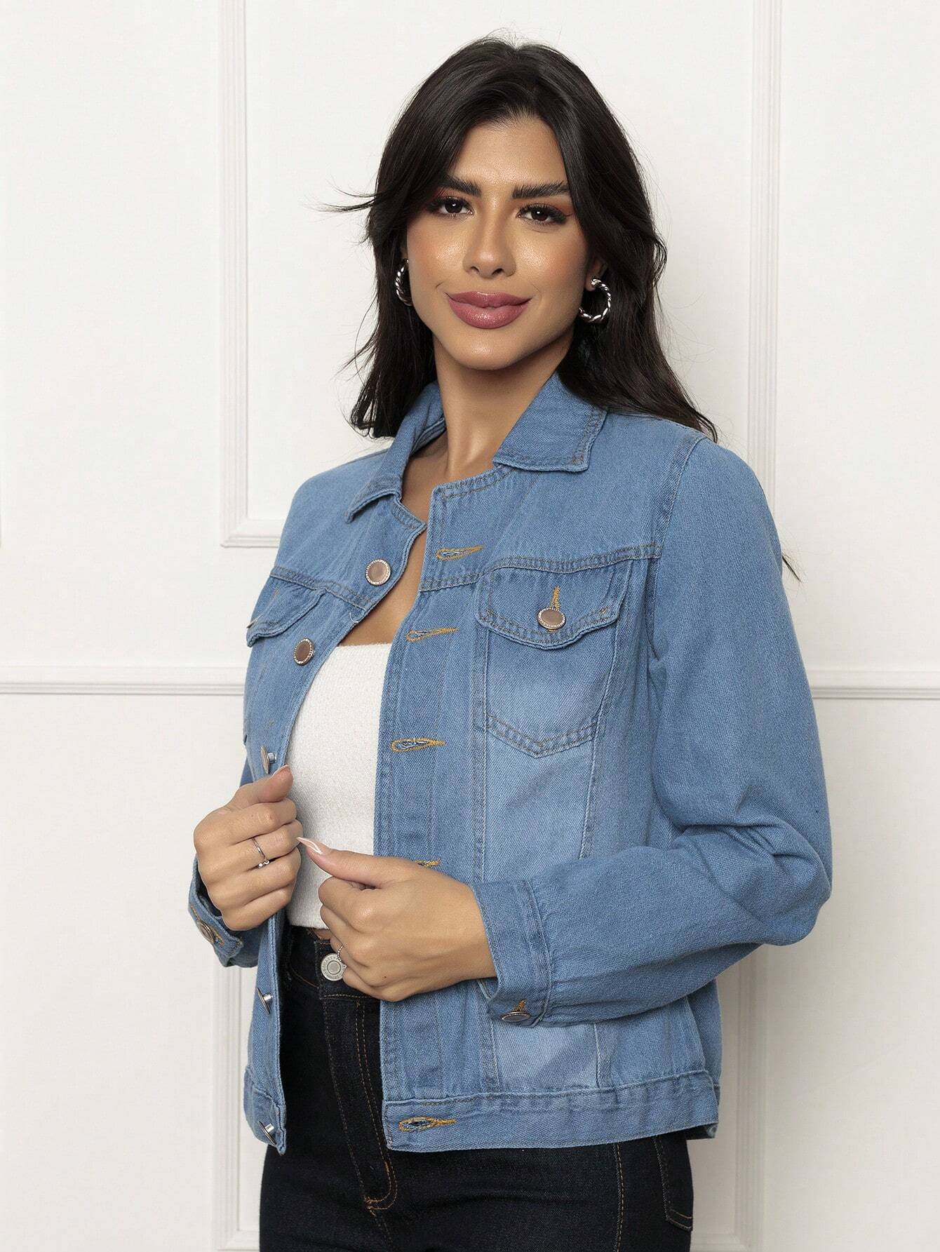 Jaqueta Jeans Feminina Premium
