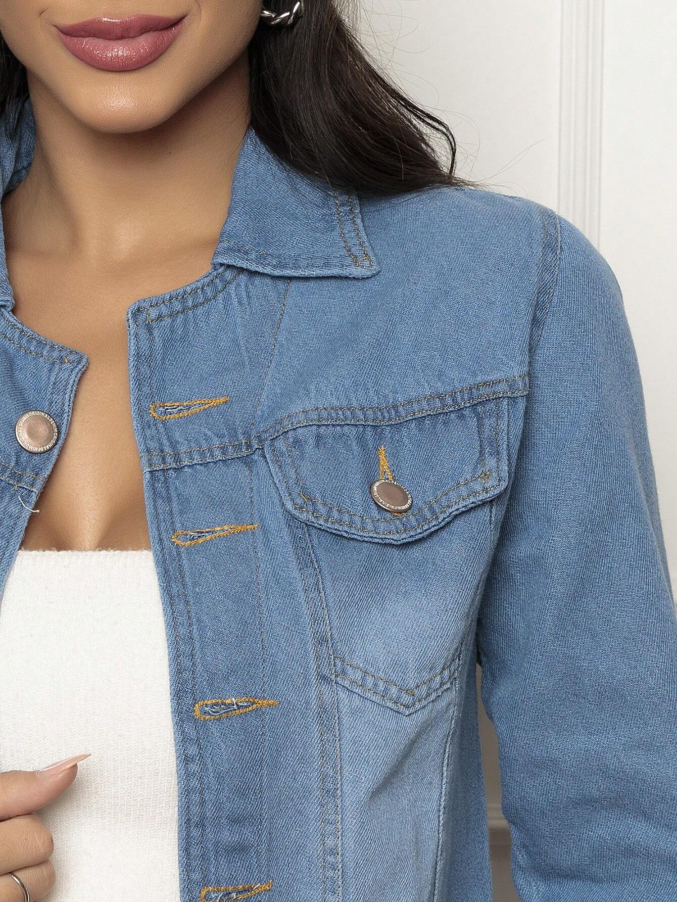 Jaqueta Jeans Feminina Premium