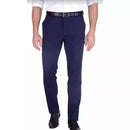 Calça Social Slim de Luxo Masculina Executiva Alfaiataria Oxford