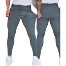 Calça Social Masculina Legging Bengaline Skinny Slim Fit