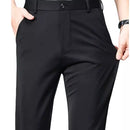 Calça Social Slim de Luxo Masculina Executiva Alfaiataria Oxford