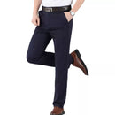 Calça Social Slim de Luxo Masculina Executiva Alfaiataria Oxford