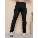 Calça de Sarja Social Masculina Bolso Embutido Slim Fit com Lycra Esporte Fino