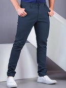 Calça Masculina Sport Fino Social Sarja Com Elastano Slim