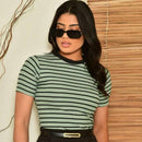 Camisa Listrada Manguinha