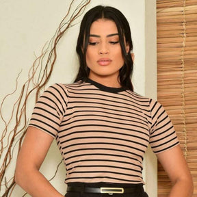 Camisa Listrada Manguinha
