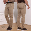 Calça Masculina Sport Fino Social Sarja Com Elastano Slim