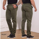 Calça Masculina Sport Fino Social Sarja Brim Com Elastano Ultra-Confortável