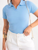 Blusa Gola Polo Social de Algodão