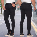 Calça Masculina Sport Fino Social Sarja Brim Com Elastano Ultra-Confortável